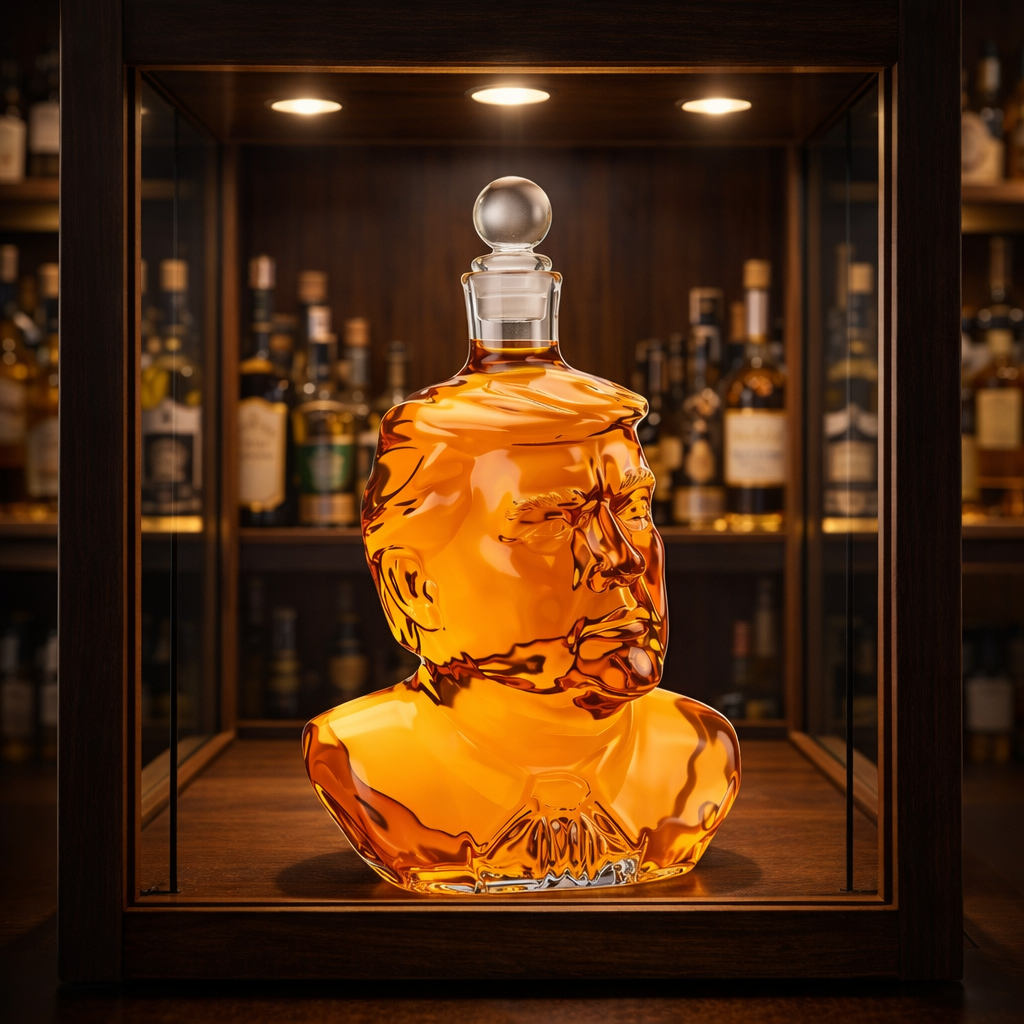 Garrafa de Whiskey - Edição Presidente Trump