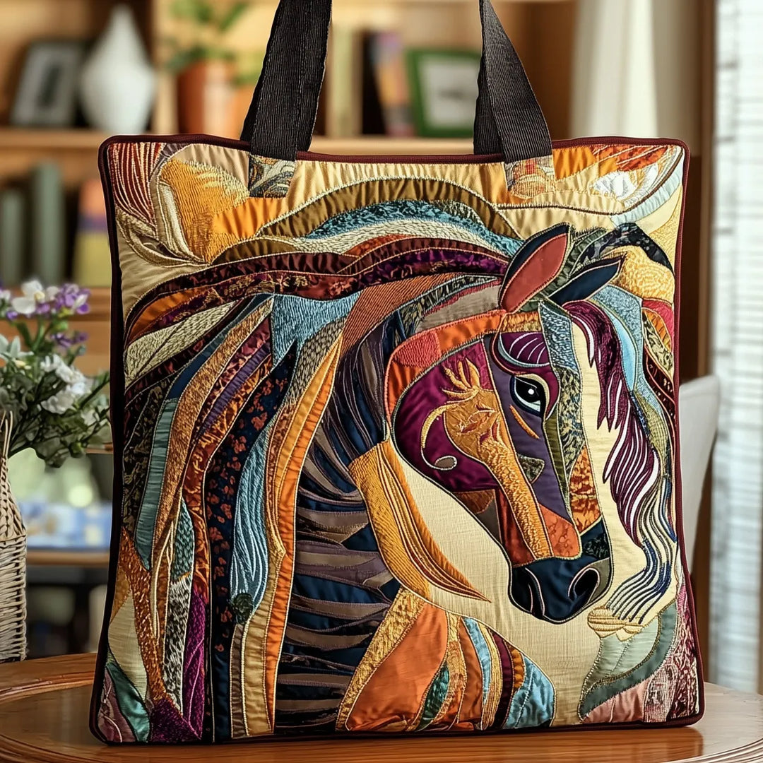 Bolsa artesanal – Cavalo Mosaico Multicolor