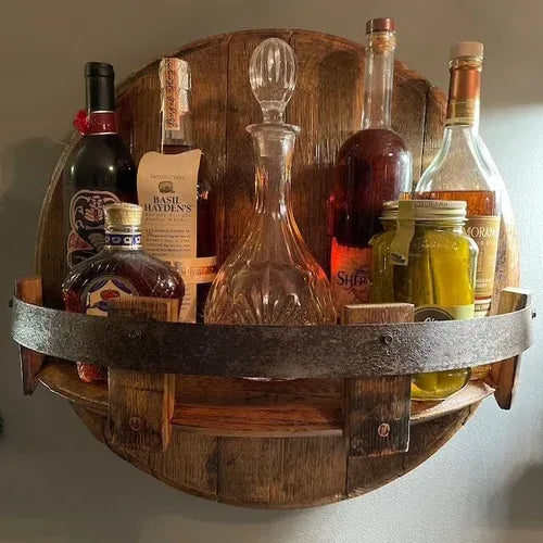 Prateleira de barril de uísque Bourbon