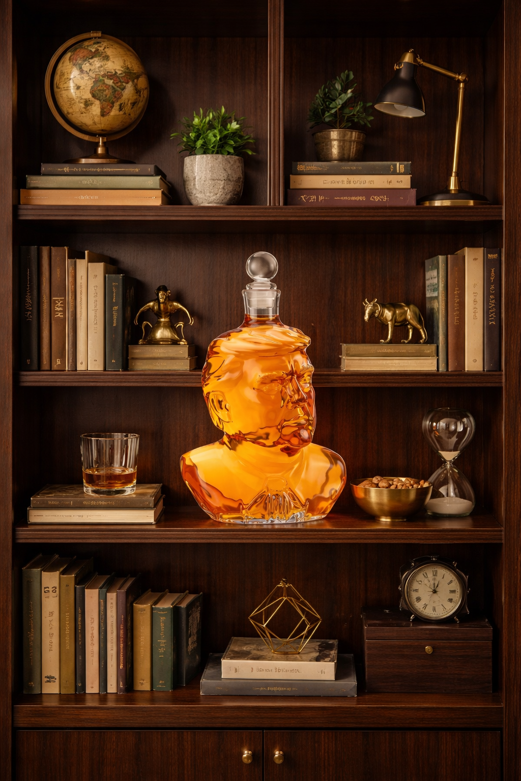Garrafa de Whiskey - Edição Presidente Trump