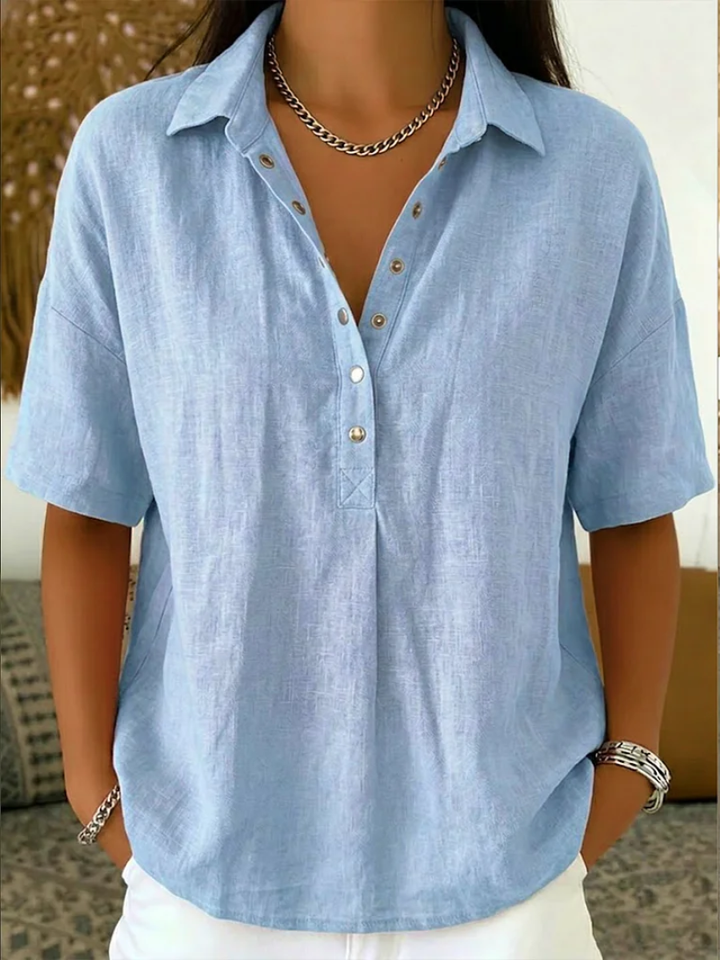 Hélène™ | Blusa com gola