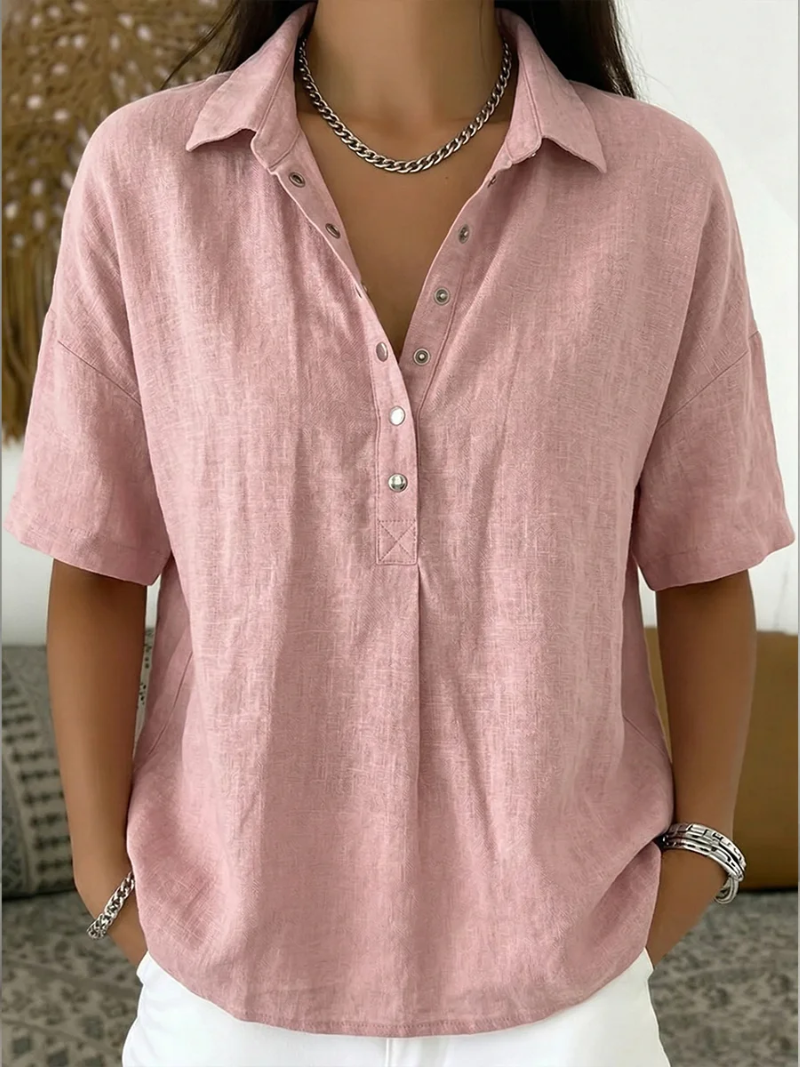 Hélène™ | Blusa com gola
