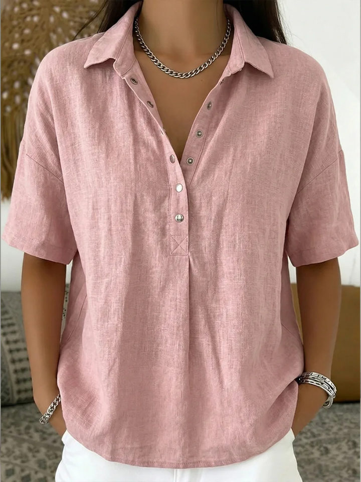 Hélène™ | Blusa com gola
