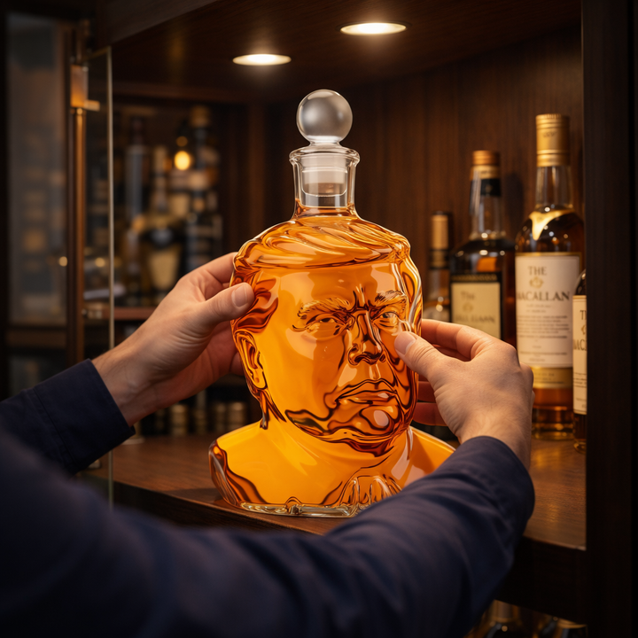 Garrafa de Whiskey - Edição Presidente Trump
