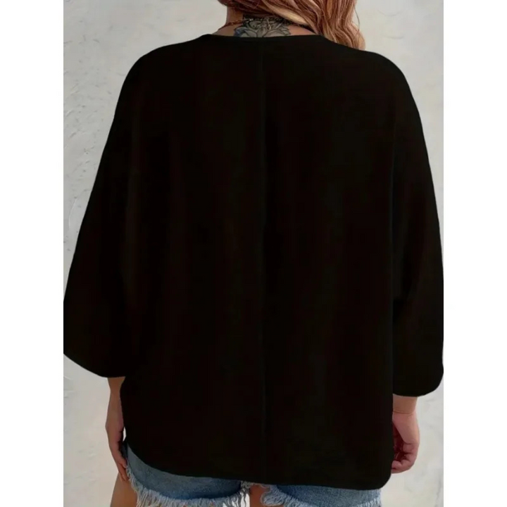 Dorothy™ | Top elegante com decote em V abotoado