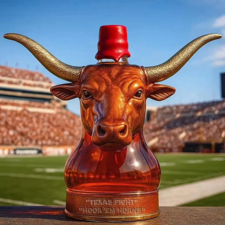 Garrafa de Whisky dos Texas Longhorns