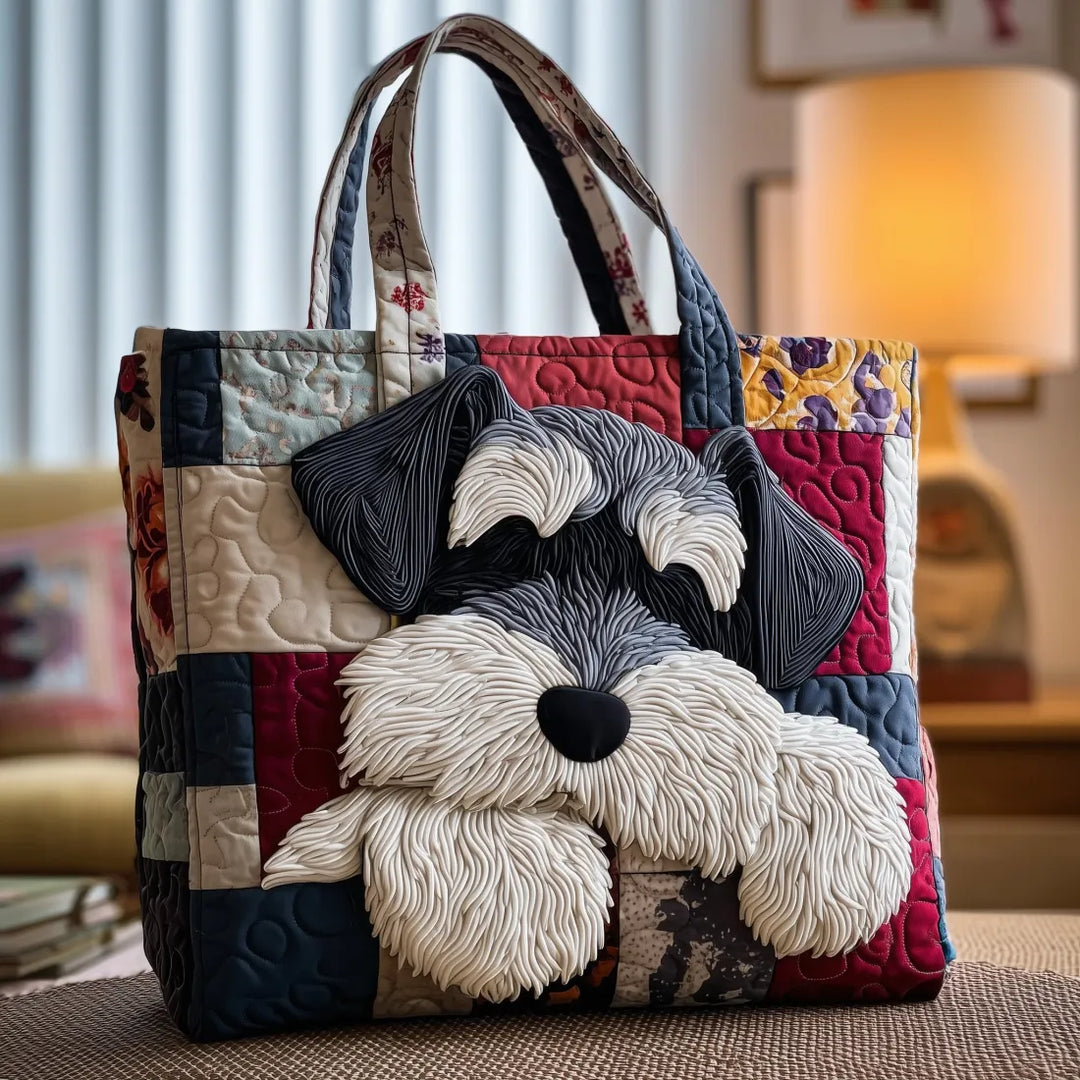 Bolsinha artesanal - Schnauzer