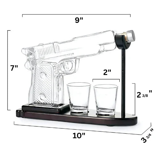 Conjunto Exclusivo Whisky com Suporte e Copos de Shot