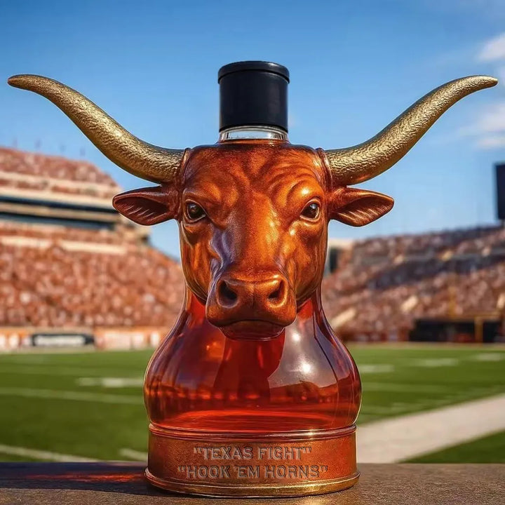 Garrafa de Whisky dos Texas Longhorns