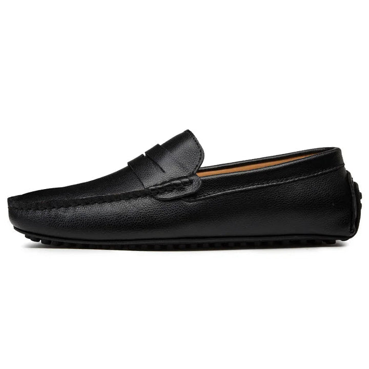 Mocassins de Verão em Couro Relaxados