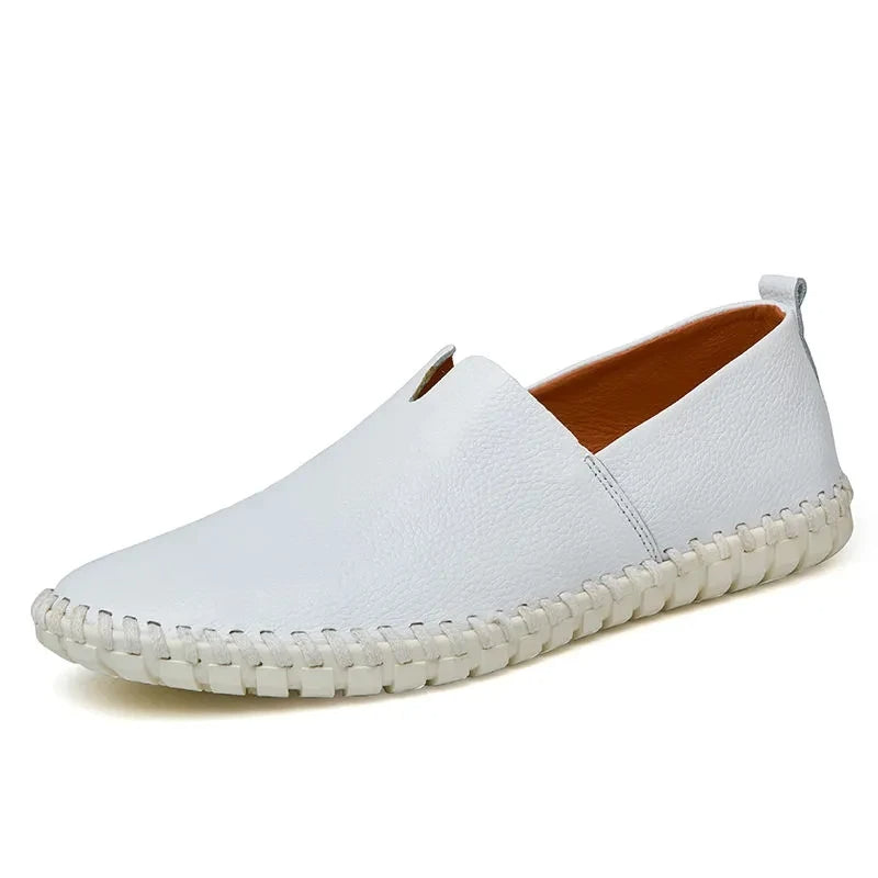 Mocassins de Couro Respirável