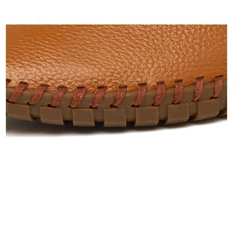 Mocassins de Couro Respirável