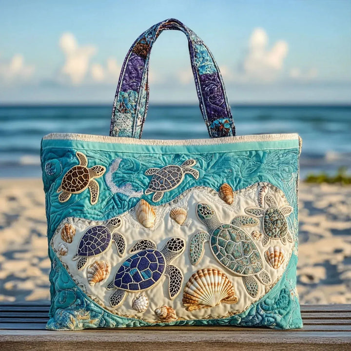Bolsa artesanal - Amor pelas Tartarugas