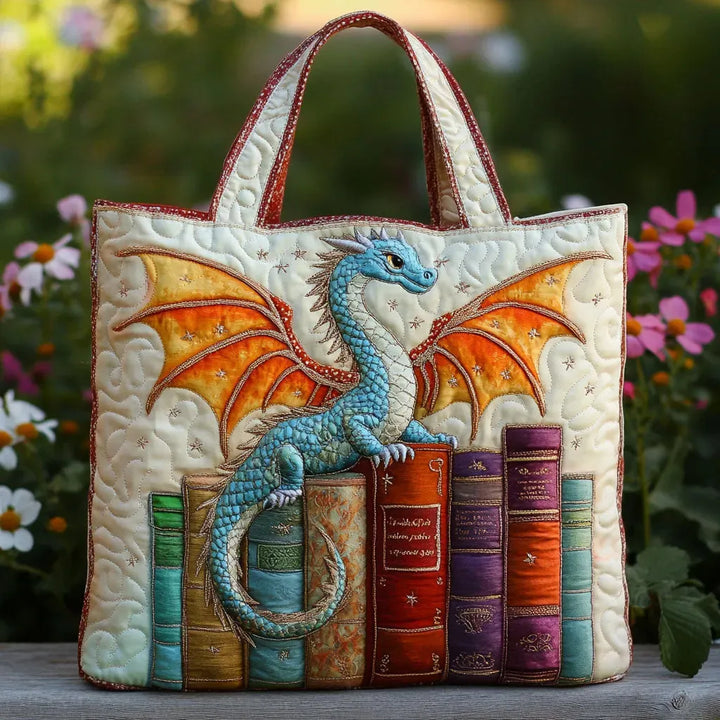 Bolsas acolchoadas - Dragão Esmeralda, Guardião dos Livros