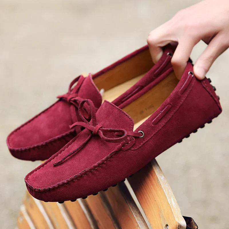 Mocassins de Camurça Casuais de Verão
