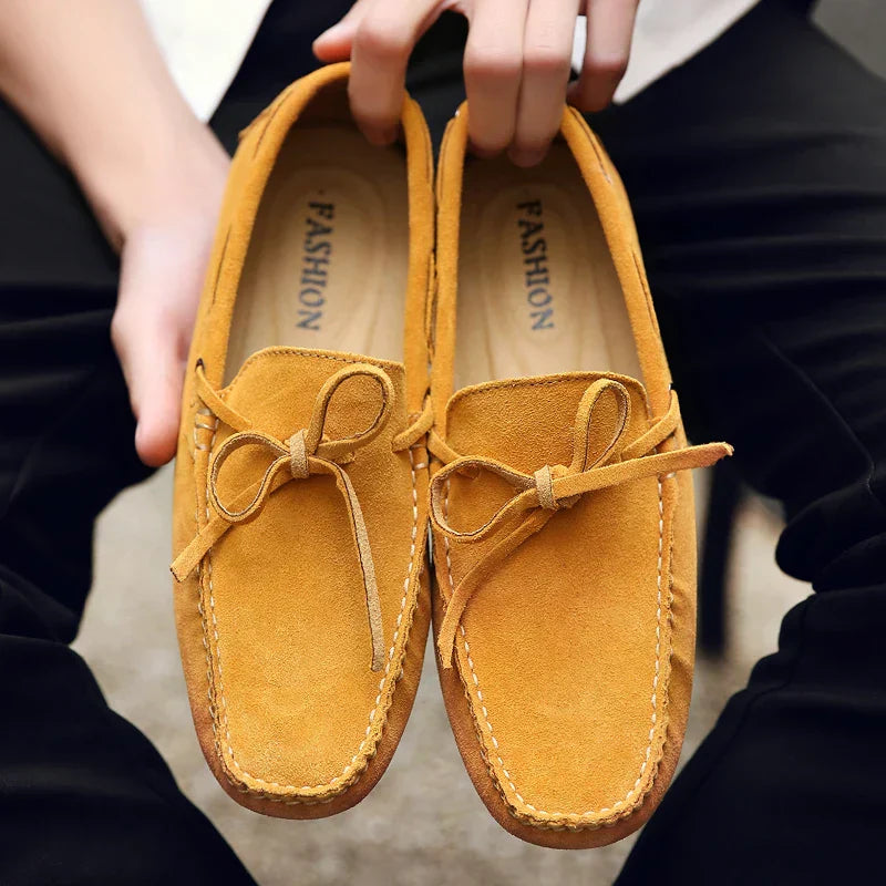 Mocassins de Camurça Casuais de Verão