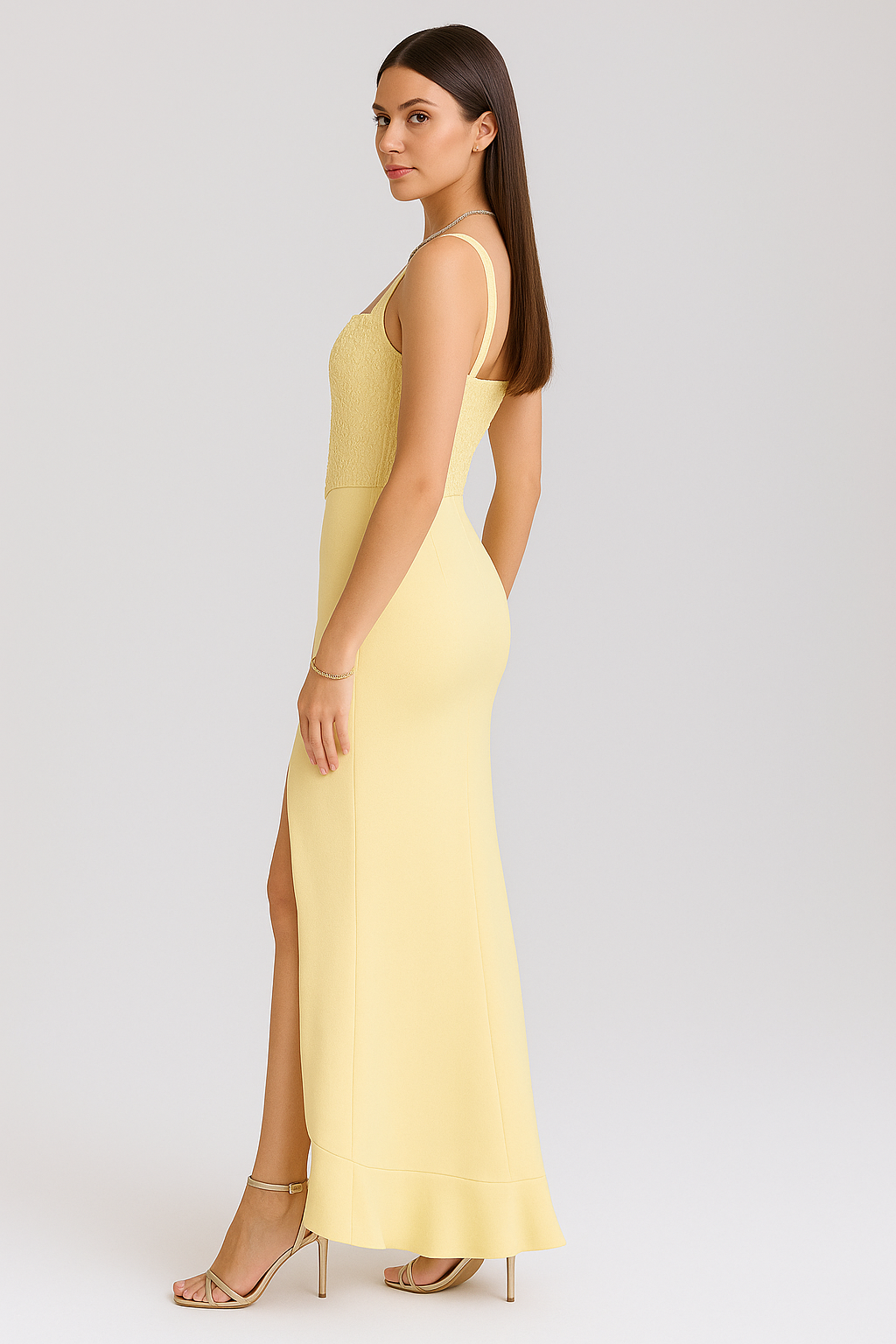 Bela - Vestido Corset em Cetim