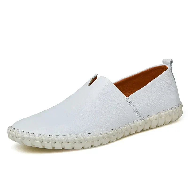 Loafers Elegantes em Couro Respirável