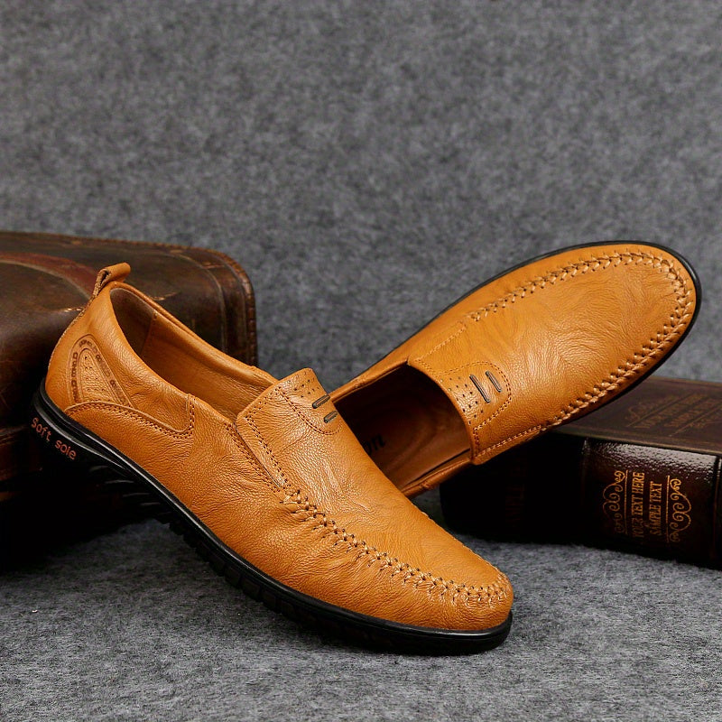 Loafers Elegantes em Couro