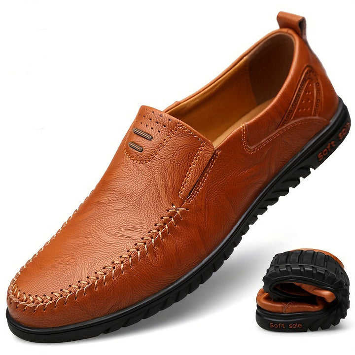 Loafers Elegantes em Couro