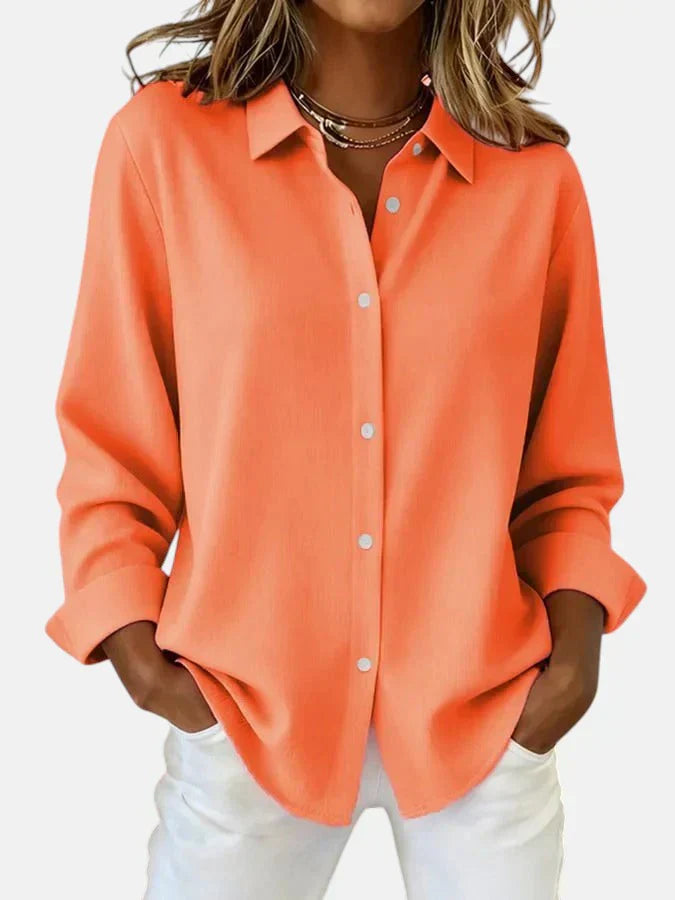 Melanie™ | Blusa elegante com botões