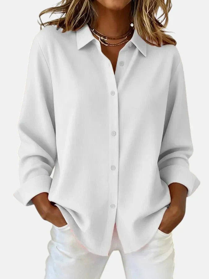 Melanie™ | Blusa elegante com botões