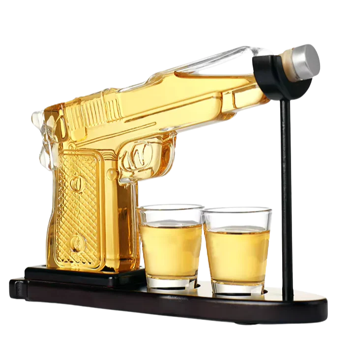 Conjunto Exclusivo Whisky com Suporte e Copos de Shot
