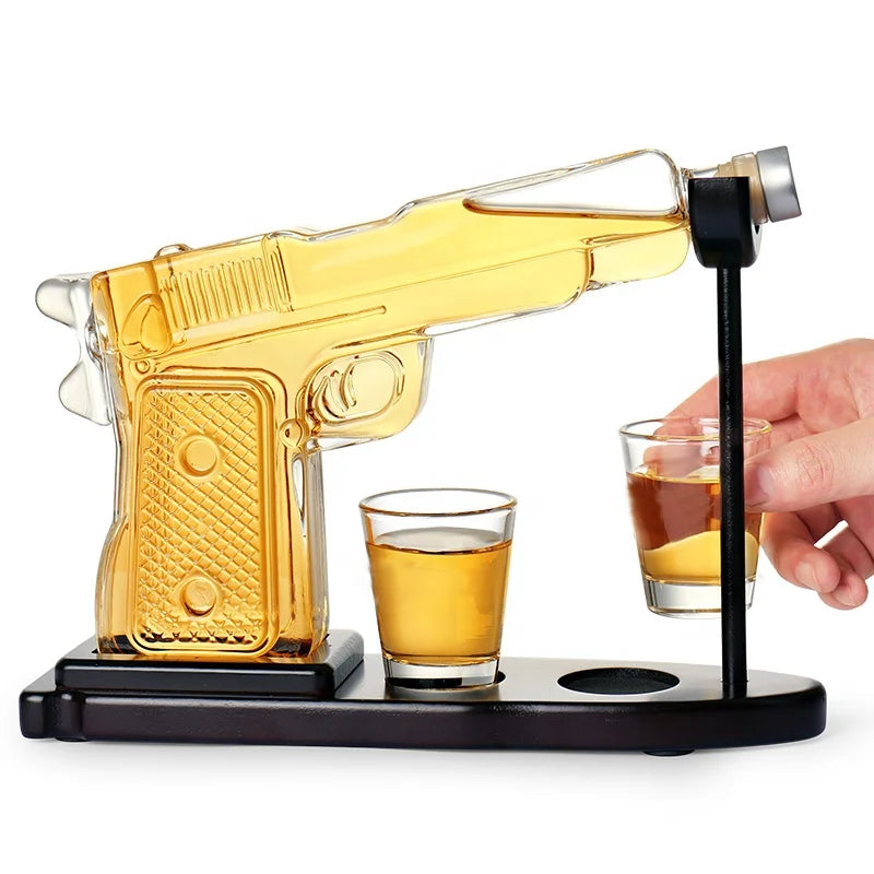 Conjunto Exclusivo Whisky com Suporte e Copos de Shot