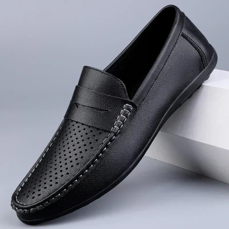Mocassins Clássicos Italianos em Couro