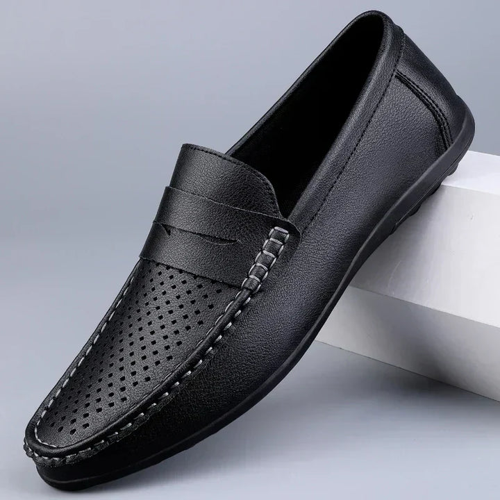 Mocassins Clássicos Italianos em Couro