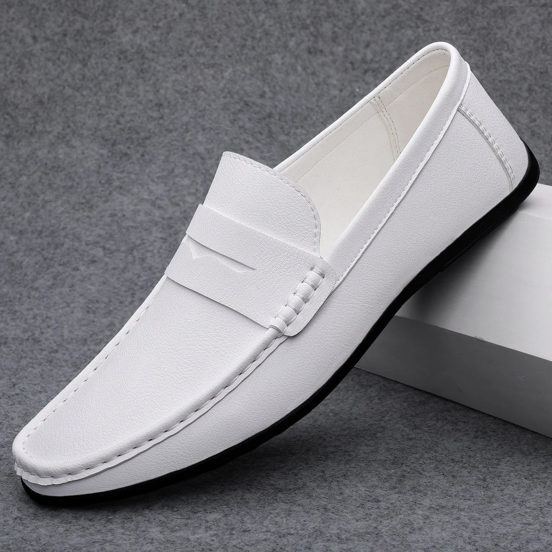 Mocassins Clássicos Italianos em Couro