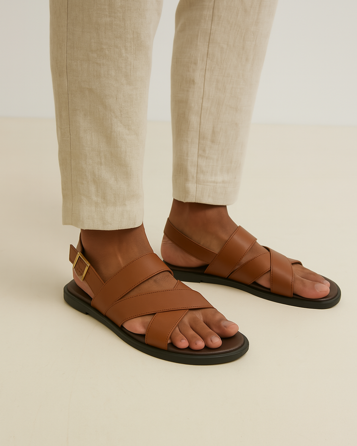Lanaro™ | Elegantes Sandálias Cruzadas