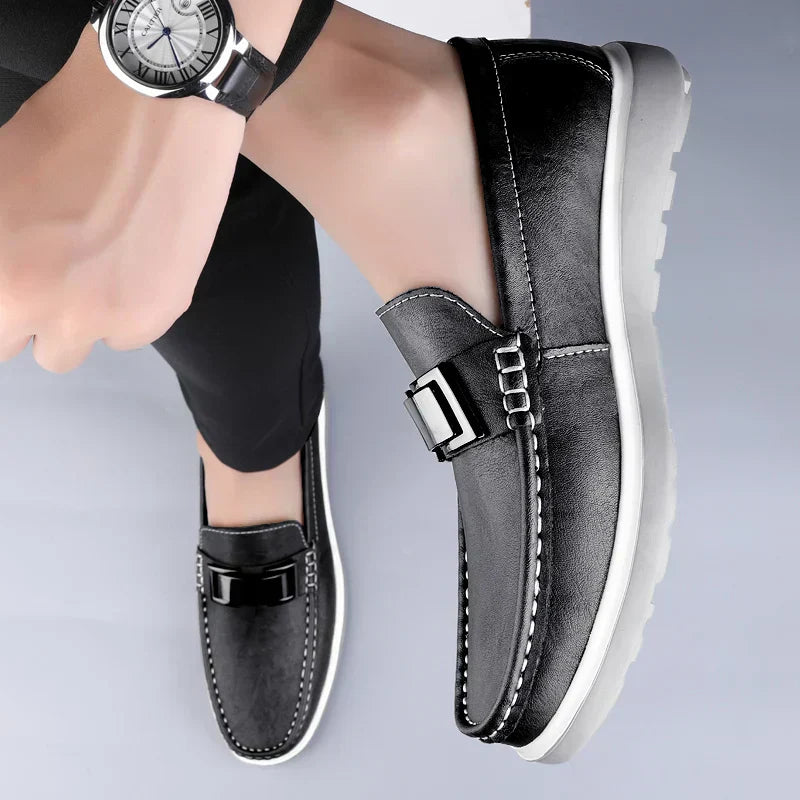 Loafers de Couro de Luxo