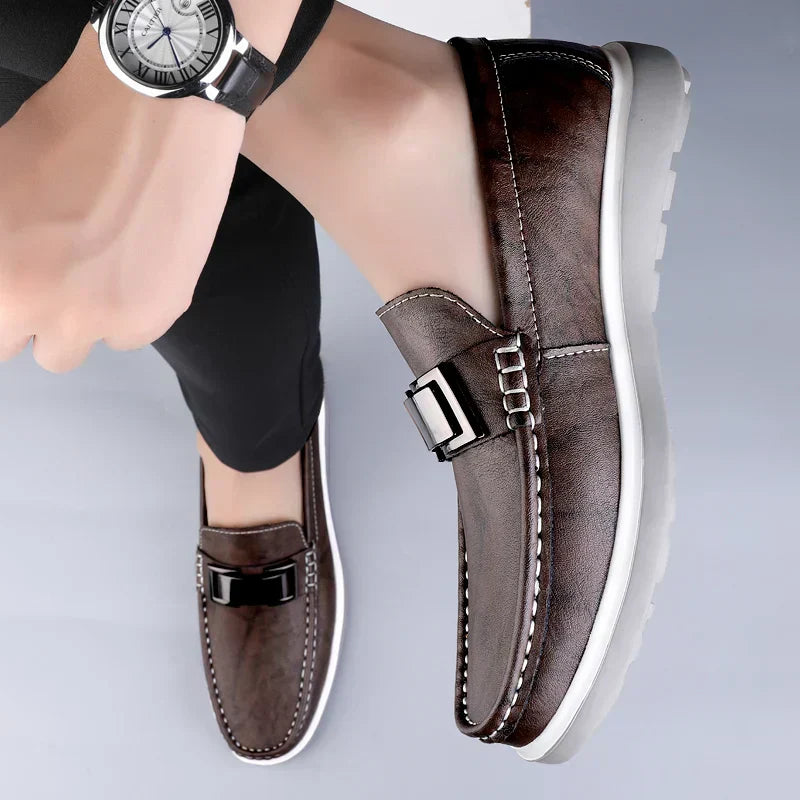 Loafers de Couro de Luxo