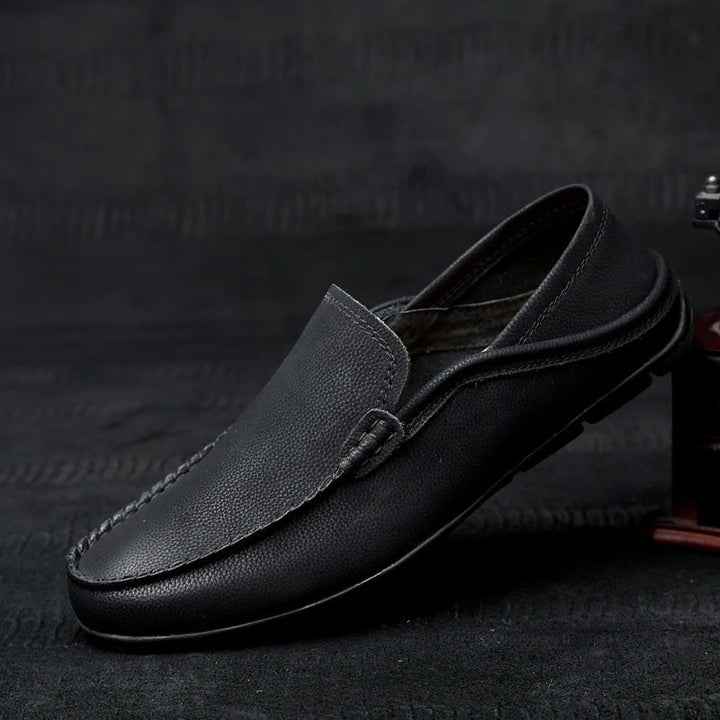 Monza Couro Sapatos Loafers