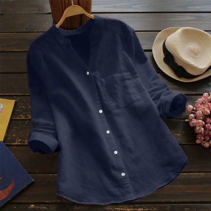 Autumn™ | Blusa unida com decote em V