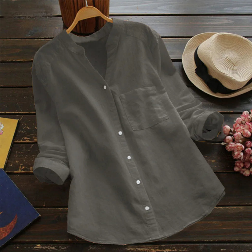 Autumn™ | Blusa unida com decote em V