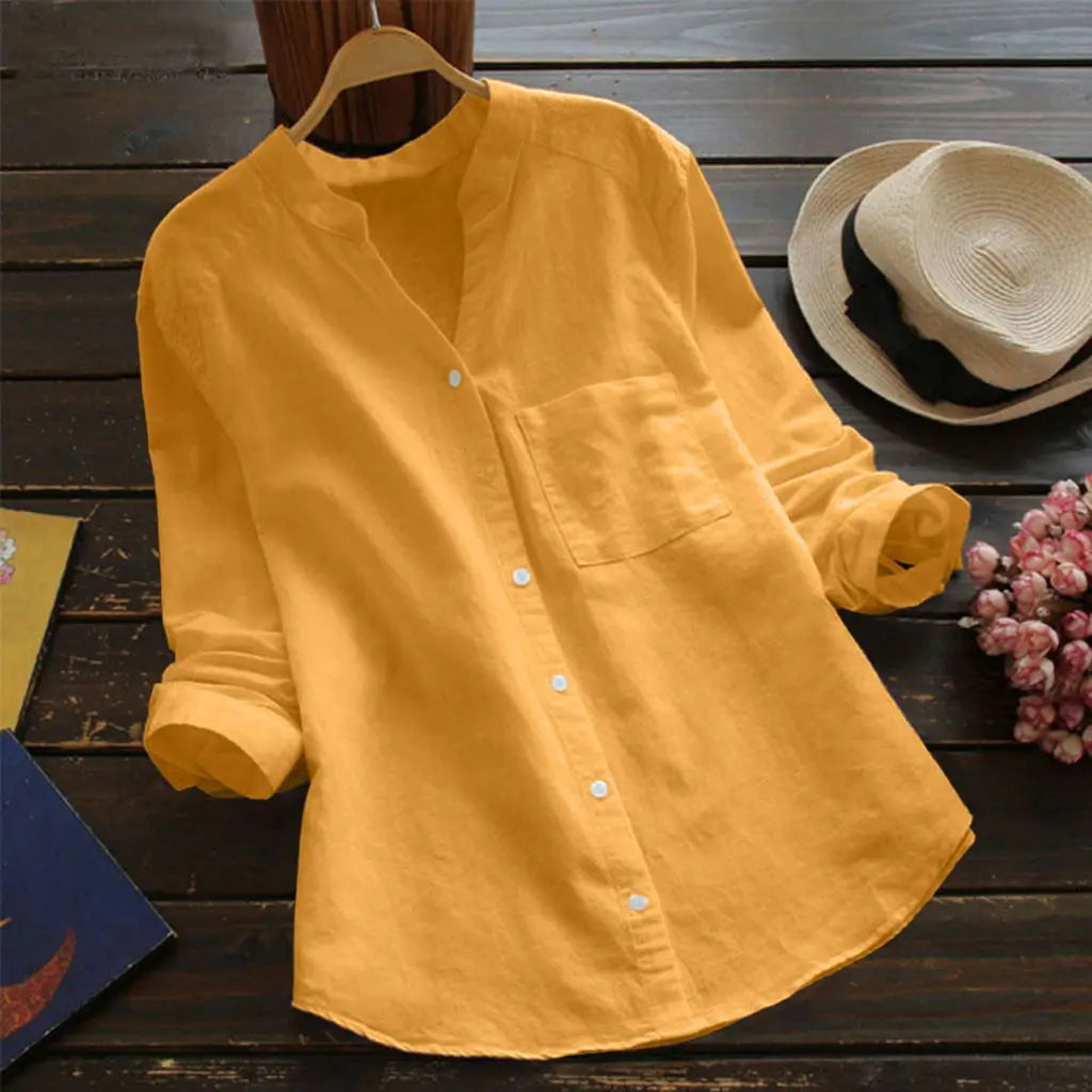 Autumn™ | Blusa unida com decote em V