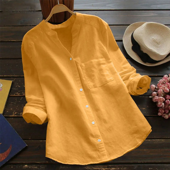Autumn™ | Blusa unida com decote em V