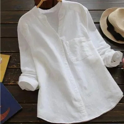 Autumn™ | Blusa unida com decote em V