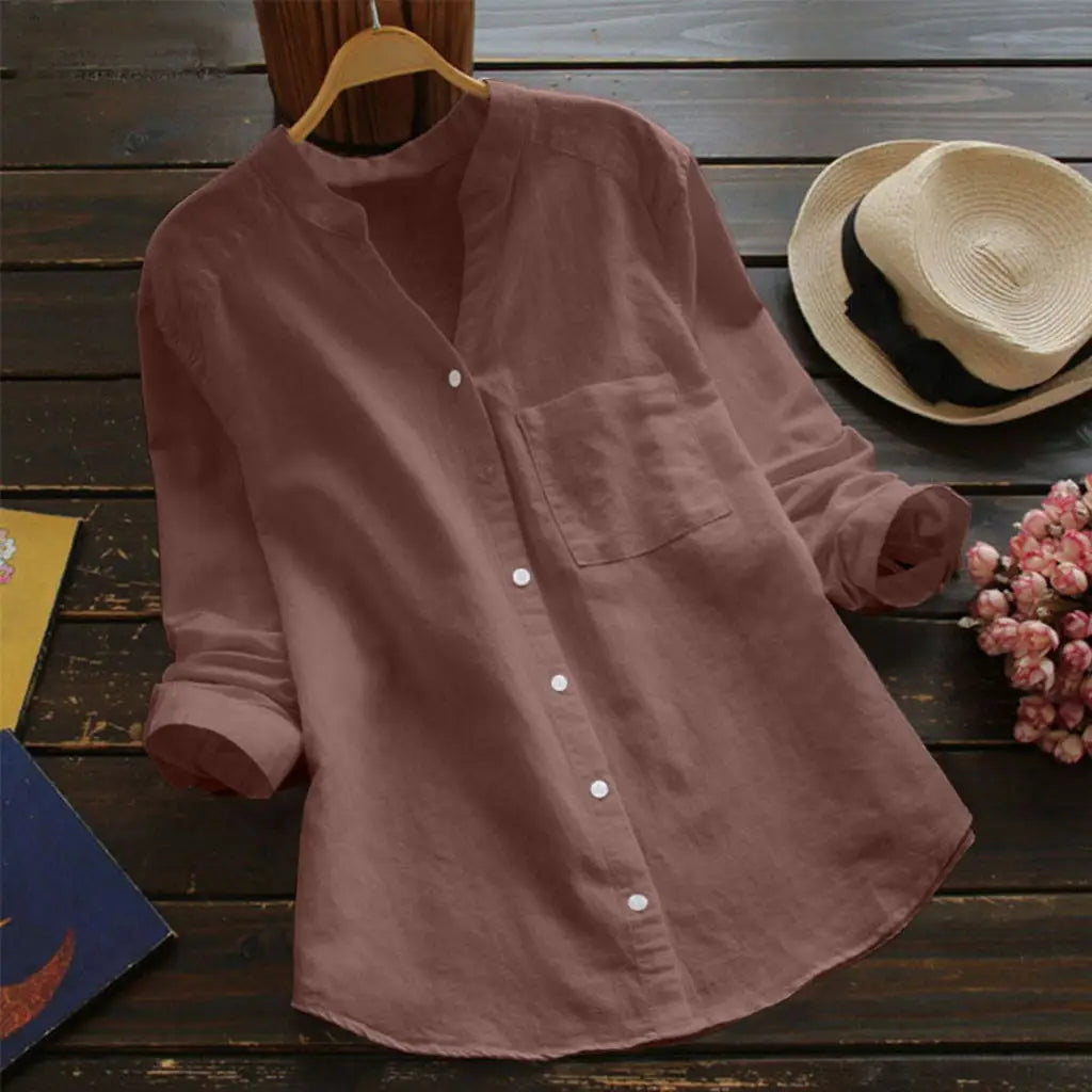 Autumn™ | Blusa unida com decote em V