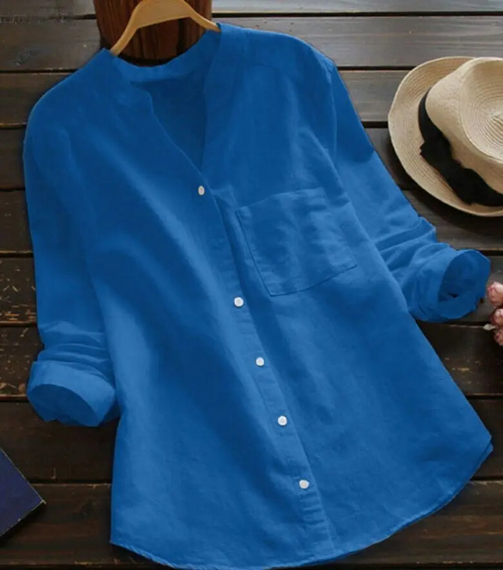 Autumn™ | Blusa unida com decote em V