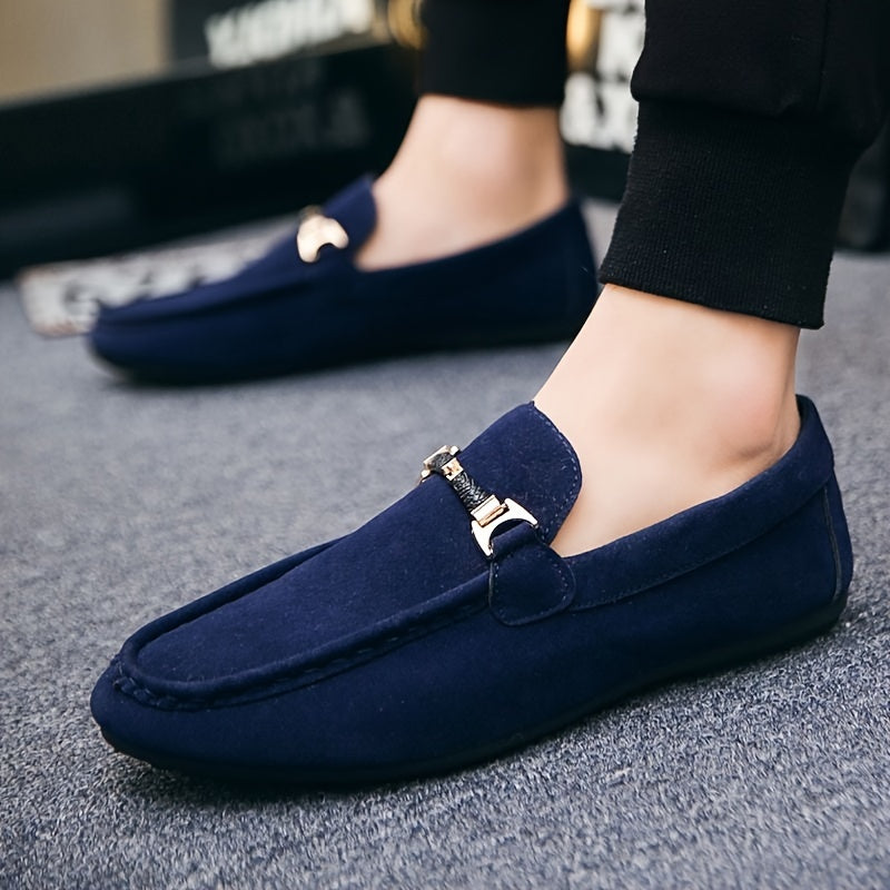 Mocassins de Negócio em Camurça