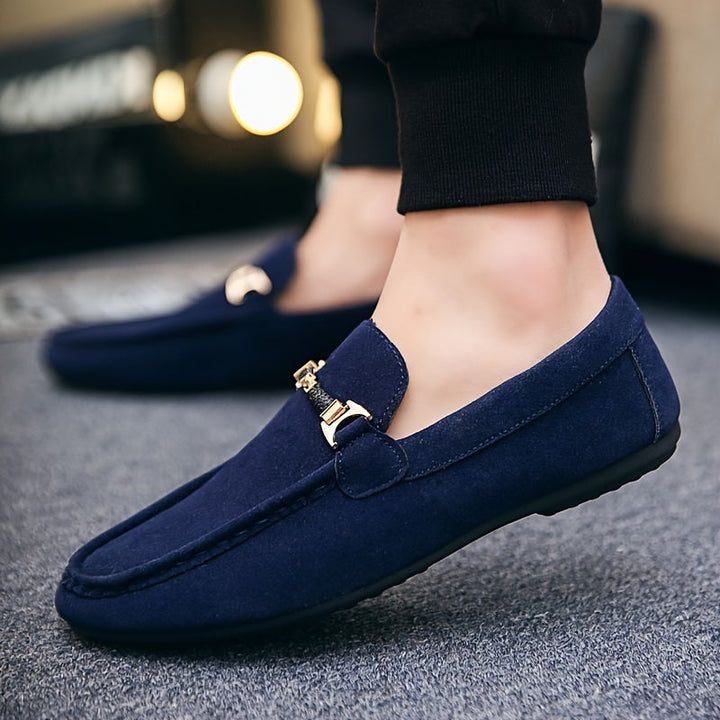 Mocassins de Negócio em Camurça