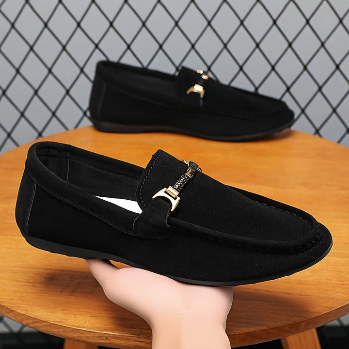 Mocassins de Negócio em Camurça