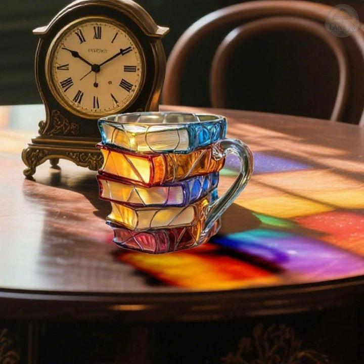 Caneca de Felicidade 3D Única e Artesanal para Entusiastas da Leitura