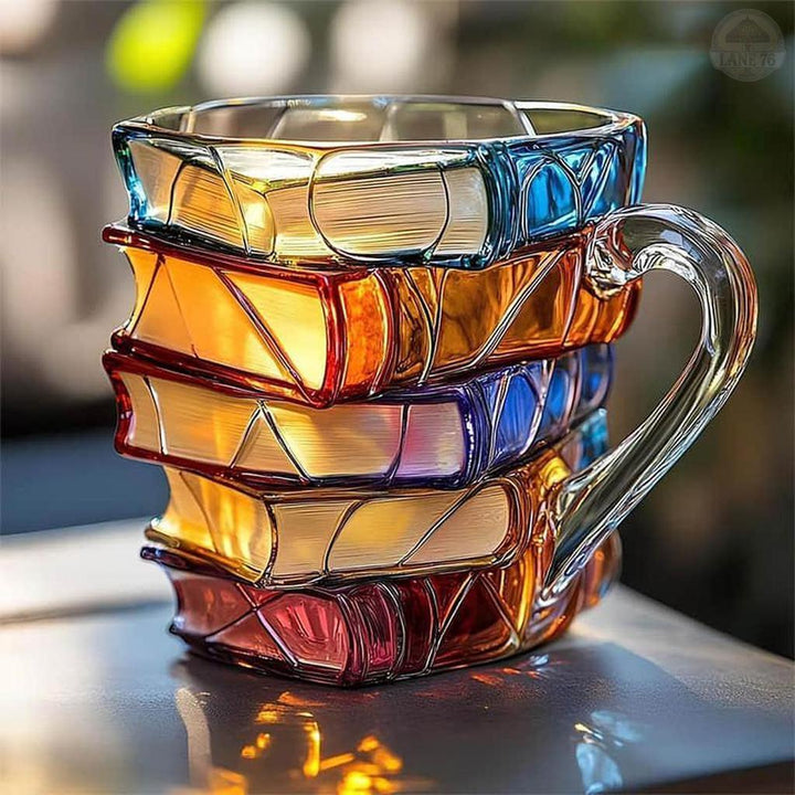Caneca de Felicidade 3D Única e Artesanal para Entusiastas da Leitura