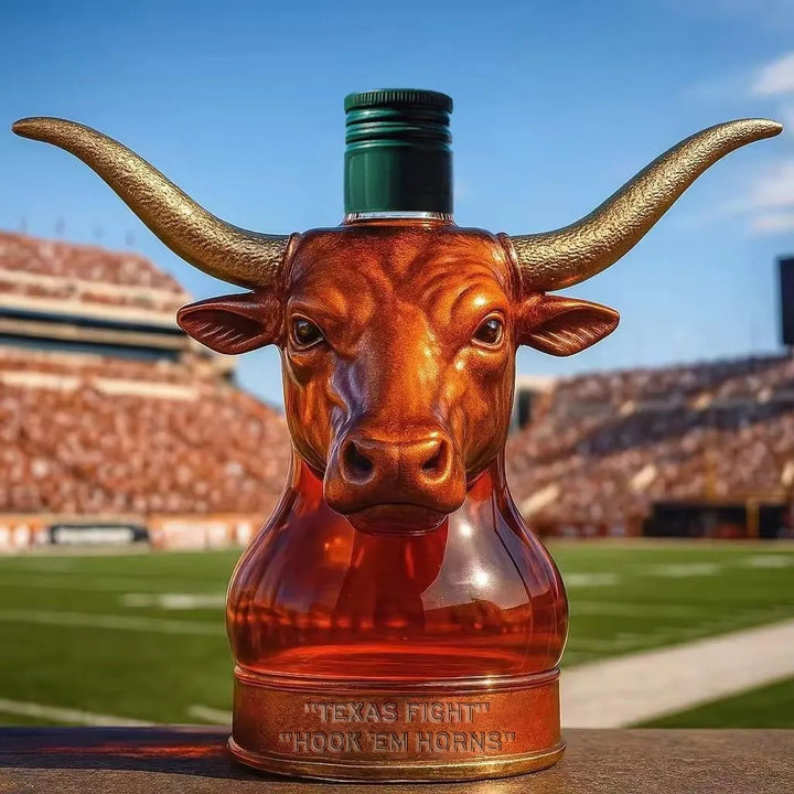 Garrafa de Whisky dos Texas Longhorns