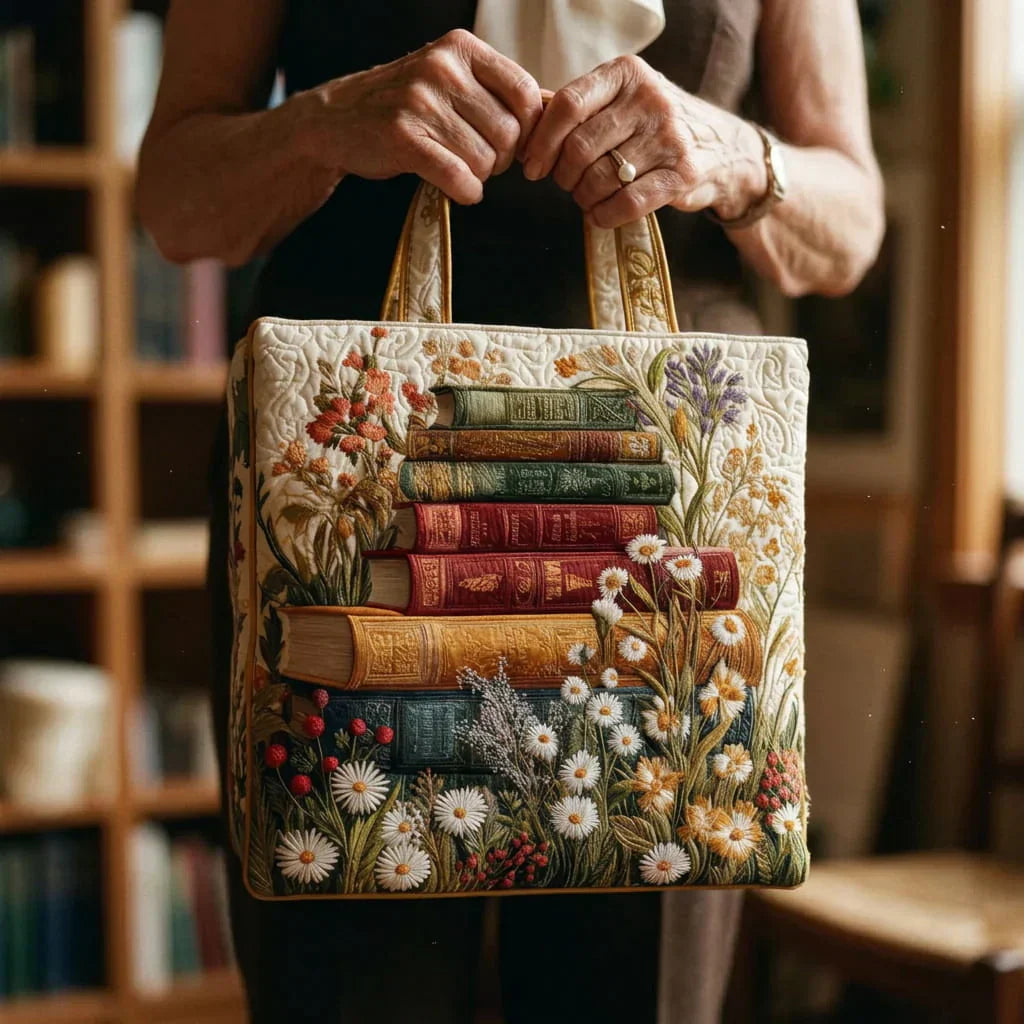 Bolsas acolchoadas artesanais - Motivo Floral