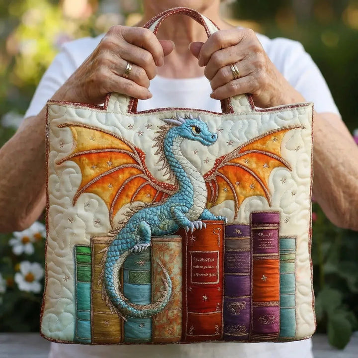 Bolsas acolchoadas - Dragão Esmeralda, Guardião dos Livros